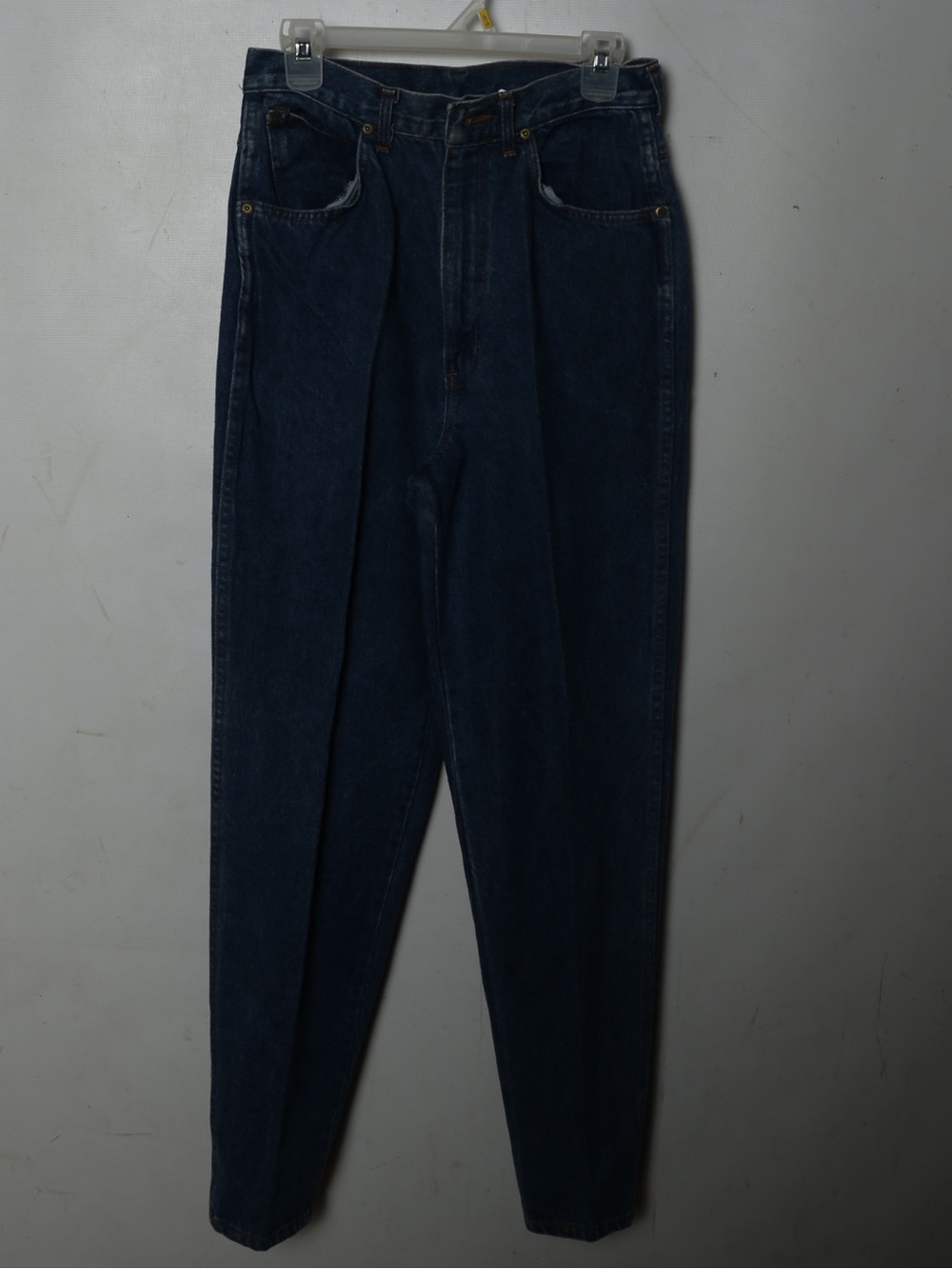chic Men's Dark Indigo Slim Straight Jeans